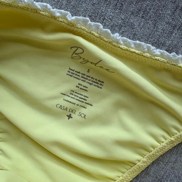 NWOT Bydee Limon Yellow Bikini - Picture 2 of 3